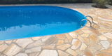 gele kwartsiet flagstones Brasil Yellow - 1 - Thumbnail