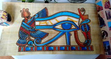 Egypte - Soort poster van houtachtig papier - in koker