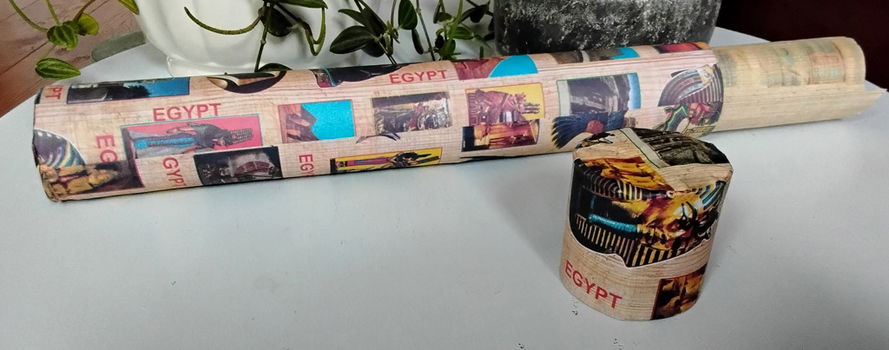 Egypte - Soort poster van houtachtig papier - in koker - 5