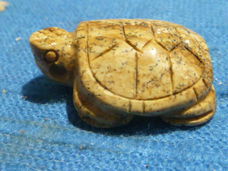 Hanger schildpad van landschap jaspis