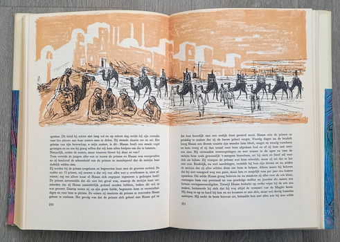 Verhalen uit 1001 nacht - 2 delige set met stofomslag 1964 - 4