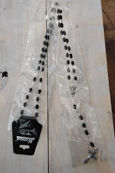 Rozenkrans ketting - rozenkransketting - kruis - Jezus - nikkelvrij (nieuw)