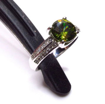 Mooie verzilverde ring - 1