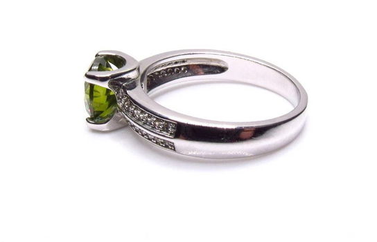 Mooie verzilverde ring - 4