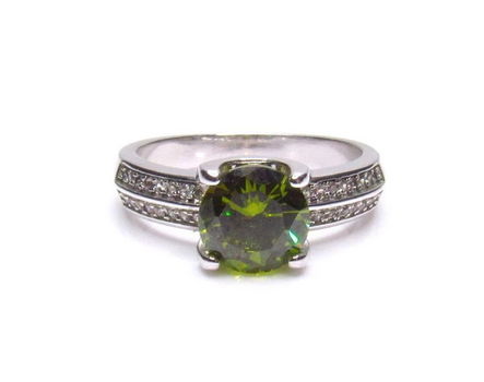 Mooie verzilverde ring - 5