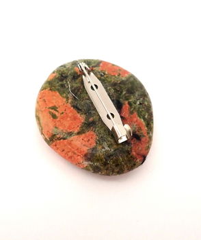 Broche van halfedelsteen - 2