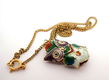 Cloisonnee uiltje aan ketting - 3 - Thumbnail