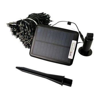 Kerst tuin Solar LED lichtsnoer 200 lampjes met USB - 2