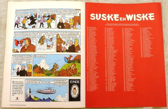 Strip Boek, Suske en Wiske, De Brullende Berg, Nr.80, Standaard Uitgeverij, 2008.(Nr.1) - 3