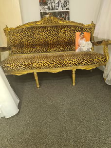 Barok bank kleur goud