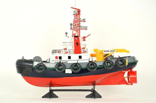 Radiografisch bedienbare Sleepboot, gedetailleerd, met waternevel van Heng Long - 2.4Ghz - 1