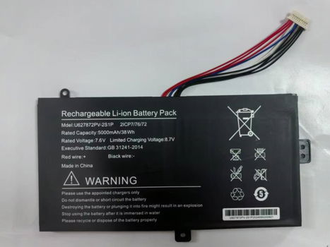 Laptop-batterij RTDPART U627872PV-2S1P RTDPART U627872PV-2S1P NV-627871-2S - 0