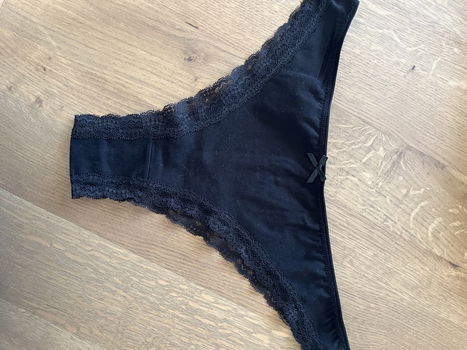 Dames minislip zwart xl - 1