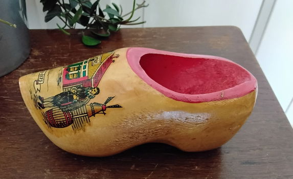 Vintage beschilderd houten klompje - Bols jenever - Lucas Bols - 1575 - 4