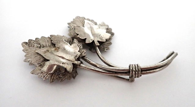 Grote vintage broche - 3