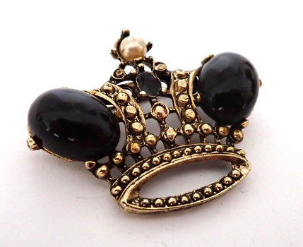 Broche in de vorm van een kroon - 2