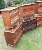 8 x Buikkastje Barok Vintage ladenkastje antiek art brocante Kommode Vintager antiek