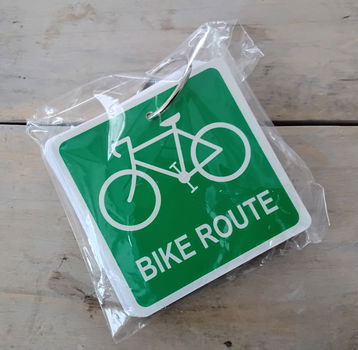Sleutelhanger met notitieboekje eraan - Bike Route - nieuw - 3