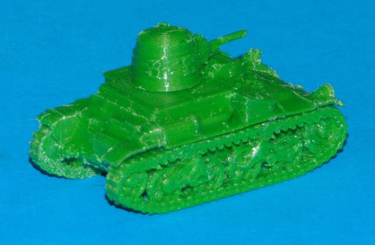 Belgische T.15 tankette - 3D-print in diverse schalen - 1