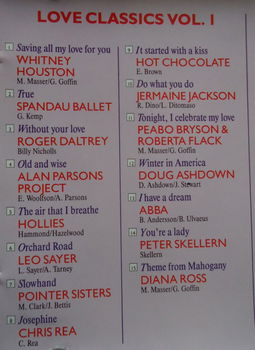 De originele verzamel-CD Love Classics Volume 1 van EVA. - 1