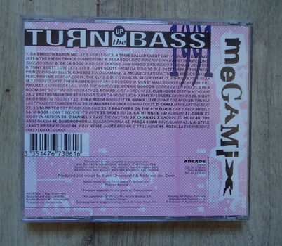 De originele mix-CD Turn Up The Bass Megamix 1991 van Arcade - 5