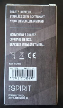 Nieuw horloge met metalen band en stainless steel achterkant - 2