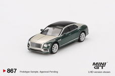 Mini GT 1/64 - Bentley Flying Spur White Sand Verdant Mgt290