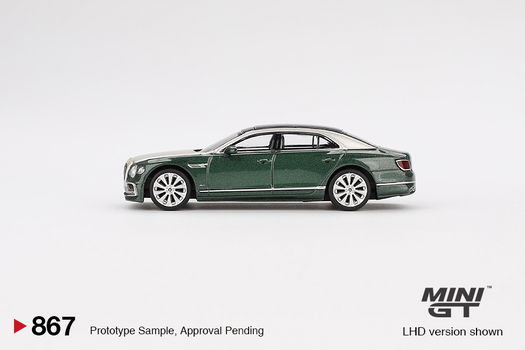 Mini GT 1/64 - Bentley Flying Spur White Sand Verdant Mgt290 - 2