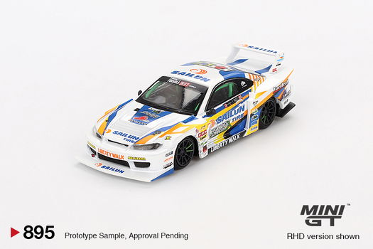 Mini GT 1/64 - Nissan LB-Super Silhouette S15 SILVIA #555 2023 Mgt296 - 0
