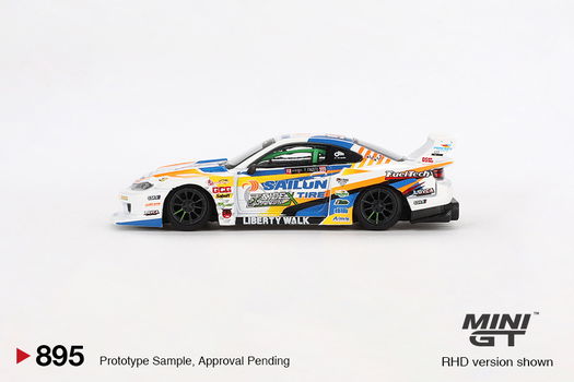Mini GT 1/64 - Nissan LB-Super Silhouette S15 SILVIA #555 2023 Mgt296 - 2
