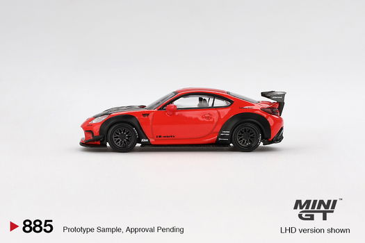 Mini GT 1/64 - Toyota GR86 LB★Nation Red Mgt298 - 2