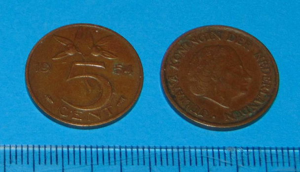 Nederland - stuiver 1954 - 0