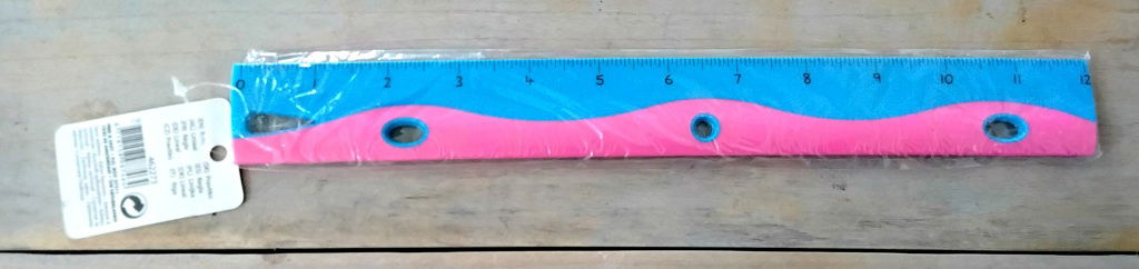 Leuke kleurrijke flexibele lineaal - 30 cm / 12 inches - nieuw - 2