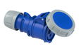 CEE 16A contrastekker 3-polig 230V blauw IP67 - 0 - Thumbnail