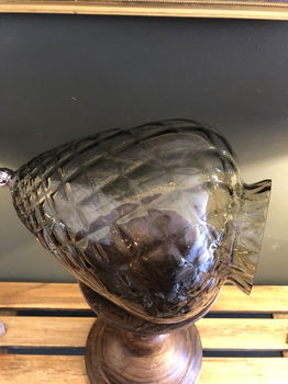 Prachtige ''Pine apple'' Glazen Lampenkap. - 7