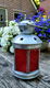 Lantaarntje voor waxinelichtje - rood glas - buiten of binnen - 1 - Thumbnail