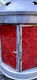 Lantaarntje voor waxinelichtje - rood glas - buiten of binnen - 5 - Thumbnail