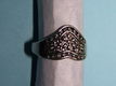 Tibet zilveren ring, model U, maat 18,5 - 0 - Thumbnail