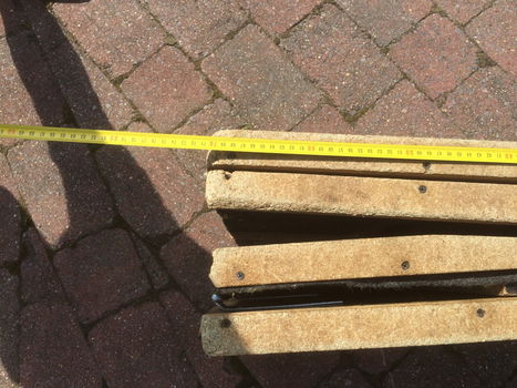 honden oploopplanken/rampen, één vaste en één opplooibaar, hoogte van mijn wagen +- 80cm - 5