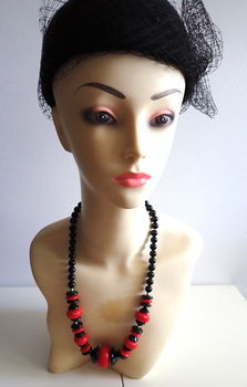 Geweldig retro collier 80-er jaren - 3