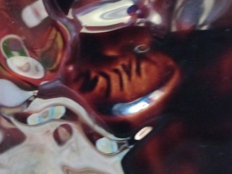 Bijzondere gemêleerde serveerschaal in de vorm van een blad - 3