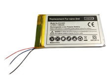 New battery 616-0283 400mAh 3.7V for Apple iPod Nano 2nd
