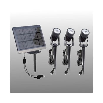 Solar tuinspots warm wit set 3 stuks - 1