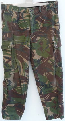 Broek, Gevechts, Uniform, M93, Woodland Camouflage, maat: 8090/8090, KL, 1990.(Nr.9)