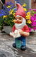 Vintage tuinkabouter met gietertje in de handen - terracotta - 0 - Thumbnail