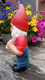 Vintage tuinkabouter met gietertje in de handen - terracotta - 4 - Thumbnail