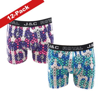 J&C herenboxer print in 6- of 12-pack - 3