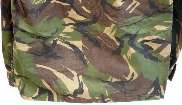 Jas, Gevechts, Uniform, M93, Woodland Camouflage, KL, maat: 6080/9500, 1990.(Nr.7) - 6
