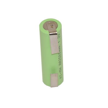Flat-top AA oplaadbare batterij 2500 mAh 1.2V met tag - 1