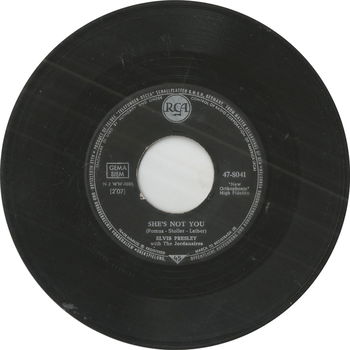 Elvis Presley With The Jordanaires – She's Not You (1962) - 0